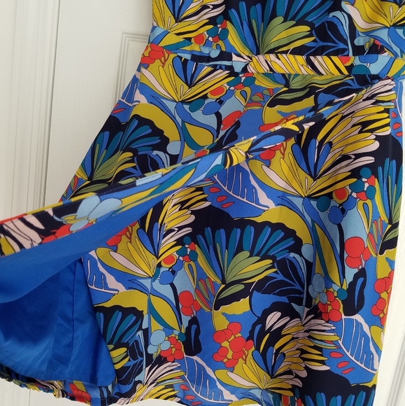 J. Crew Mercantile Front Wrap Print Dress Size Small - Picture 5 of 13